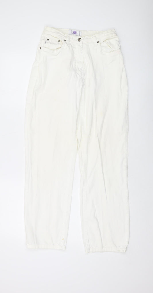 Womens UK Size 12 JDV Regular Fit  Ivory Trousers
