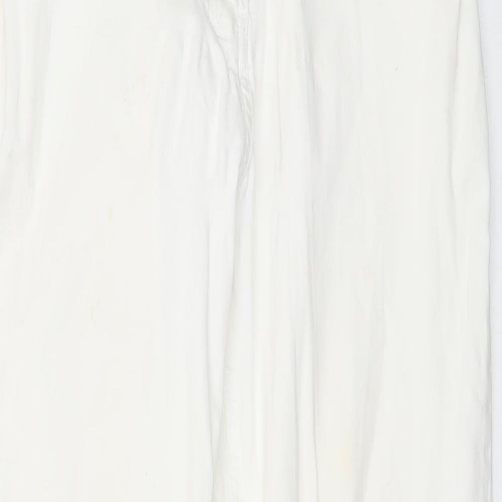 Womens UK Size 12 JDV Regular Fit  Ivory Trousers