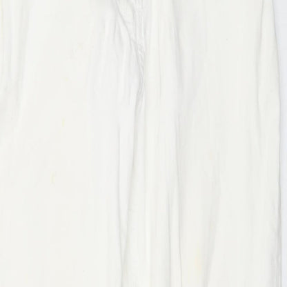 Womens UK Size 12 JDV Regular Fit  Ivory Trousers