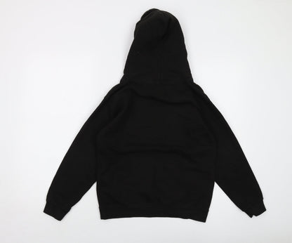 Alien Boys Black Cotton Pullover Hoodie Size 12-13 Years Pullover - Xenomorph