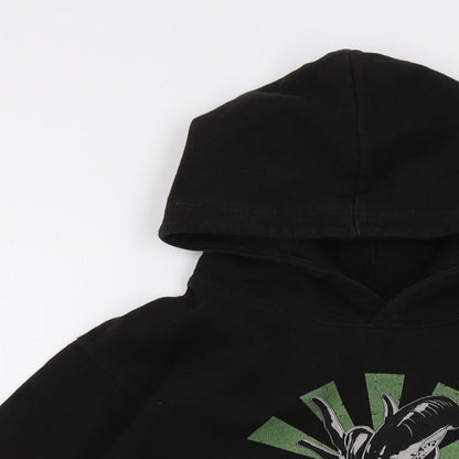 Alien Boys Black Cotton Pullover Hoodie Size 12-13 Years Pullover - Xenomorph