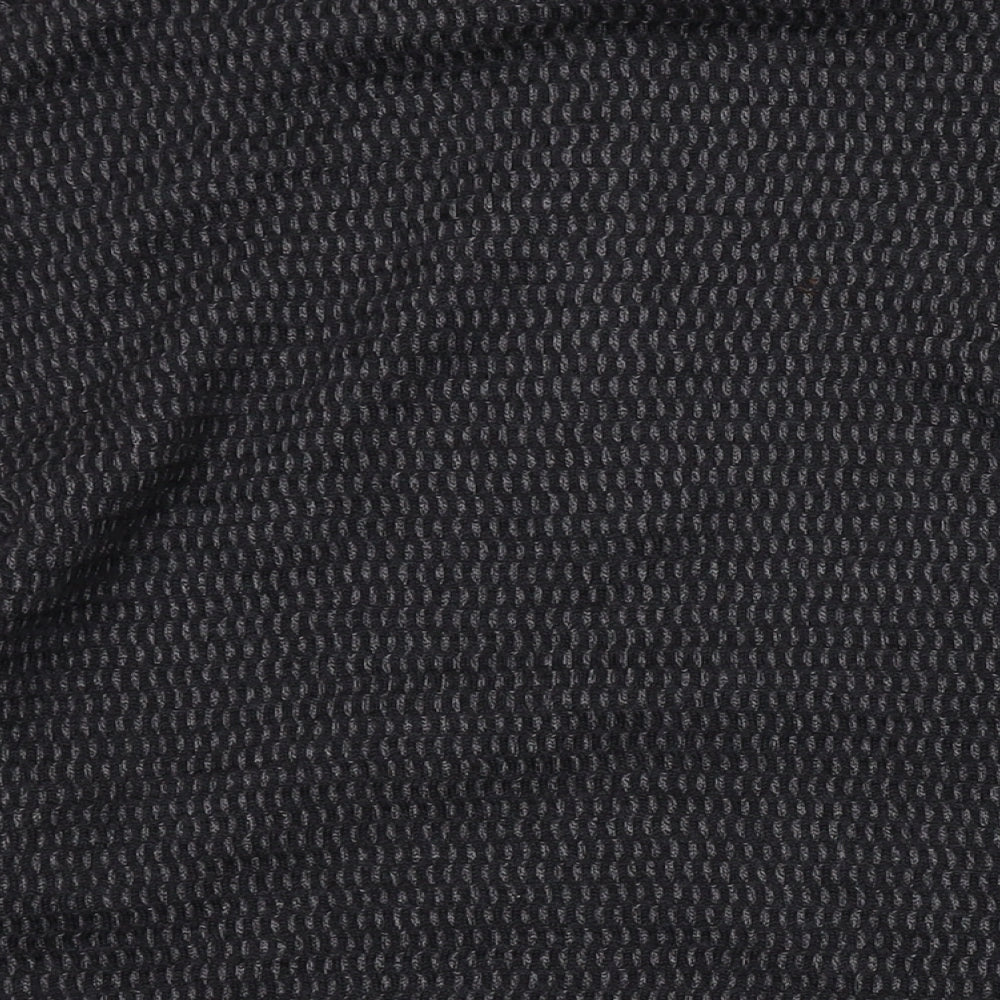 Joseph Abboud Mens Grey Mock Neck Wool Pullover Jumper Size 2XL Long Sleeve