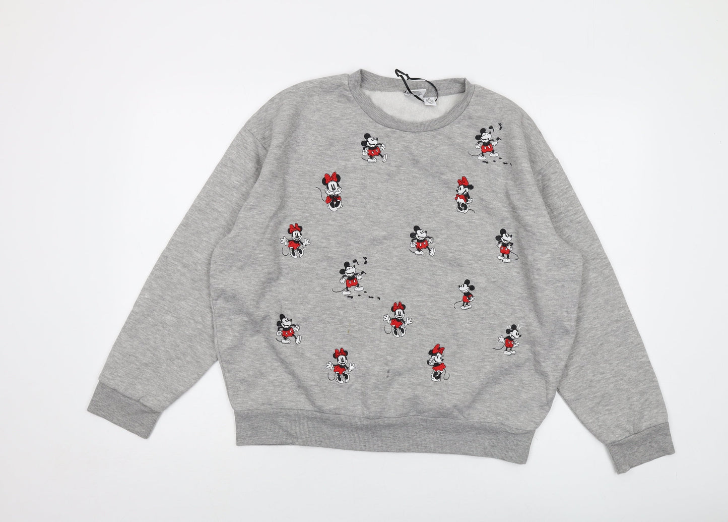 Womens UK Size M Disney Grey Pullover Sweatshirt