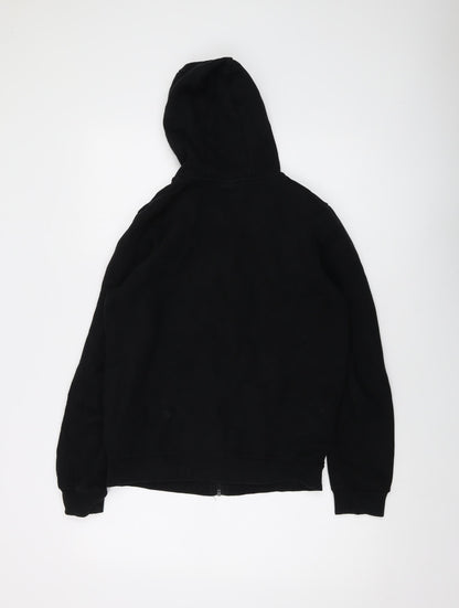 ellesse Boys Black Cotton Full Zip Hoodie Size 13-14 Years Zip