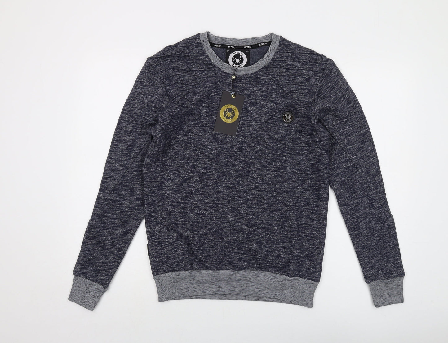 Mens UK Size S Intense Blue Pullover Sweatshirt
