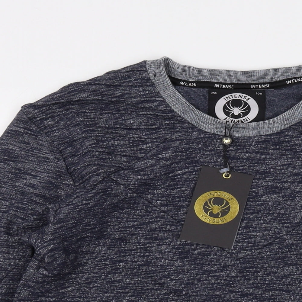 Mens UK Size S Intense Blue Pullover Sweatshirt