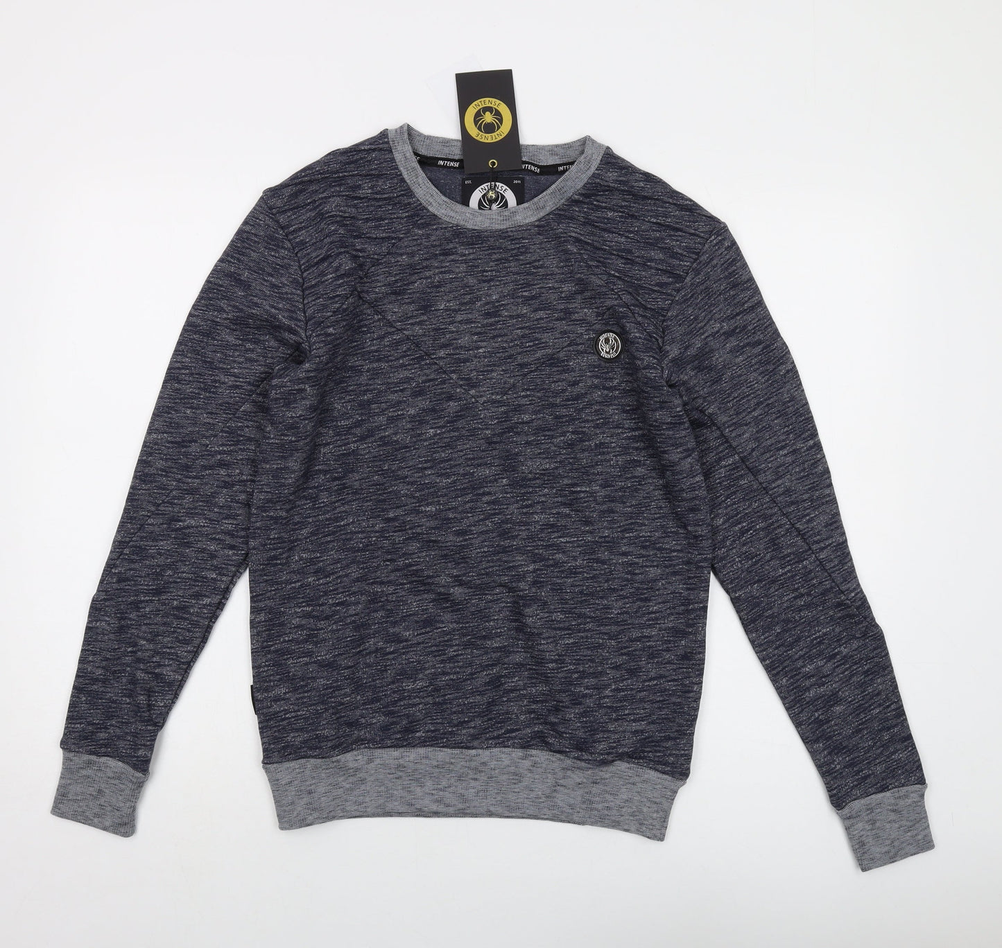 Mens UK Size S Intense Blue Pullover Sweatshirt