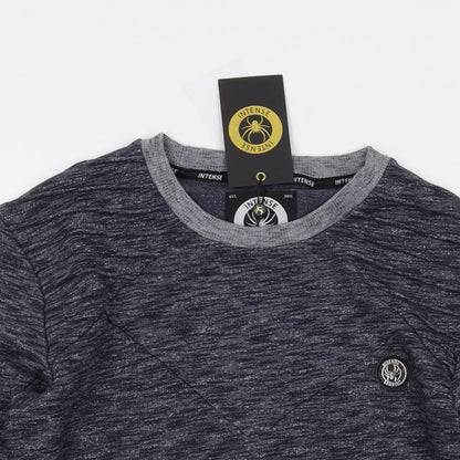 Mens UK Size S Intense Blue Pullover Sweatshirt