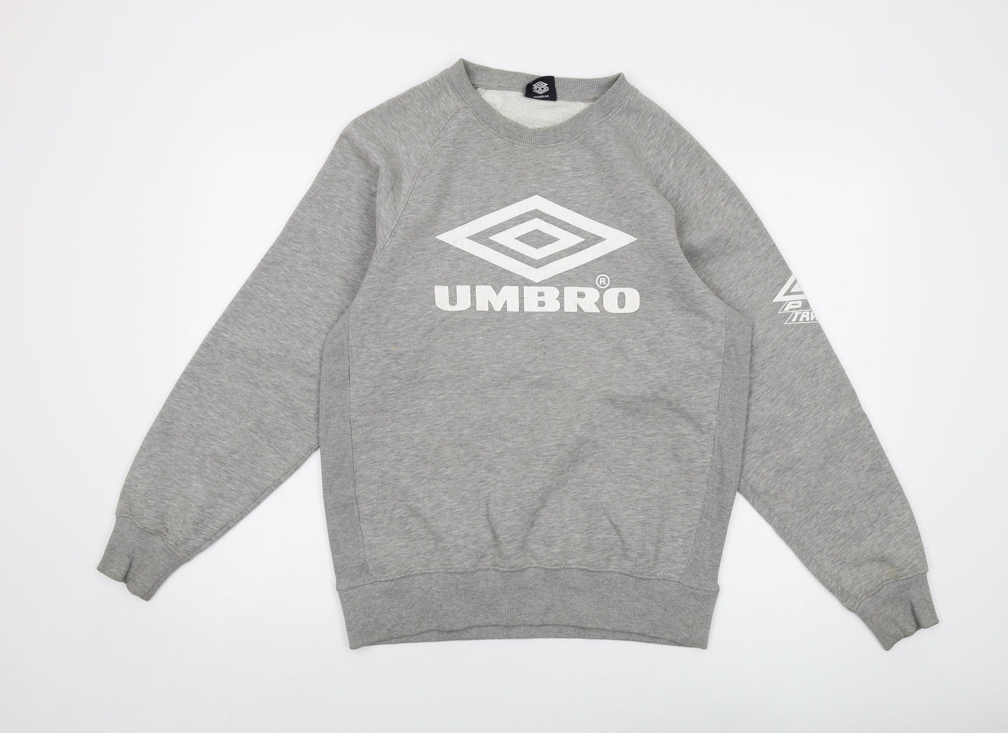 Umbro Mens Blue Cotton Pullover Sweatshirt Size S