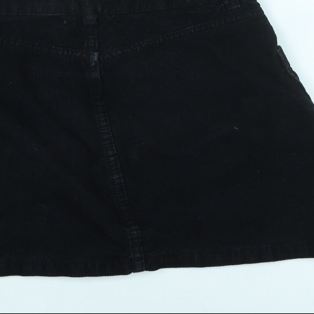 Womens UK Size 8 Topshop A-Line Corduroy Skirt