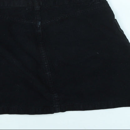 Womens UK Size 8 Topshop A-Line Corduroy Skirt