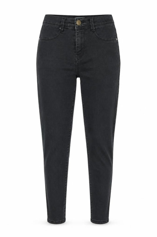 Womens UK Size 4 Dorothy Perkins Regular Fit Tapered Grey Jeans