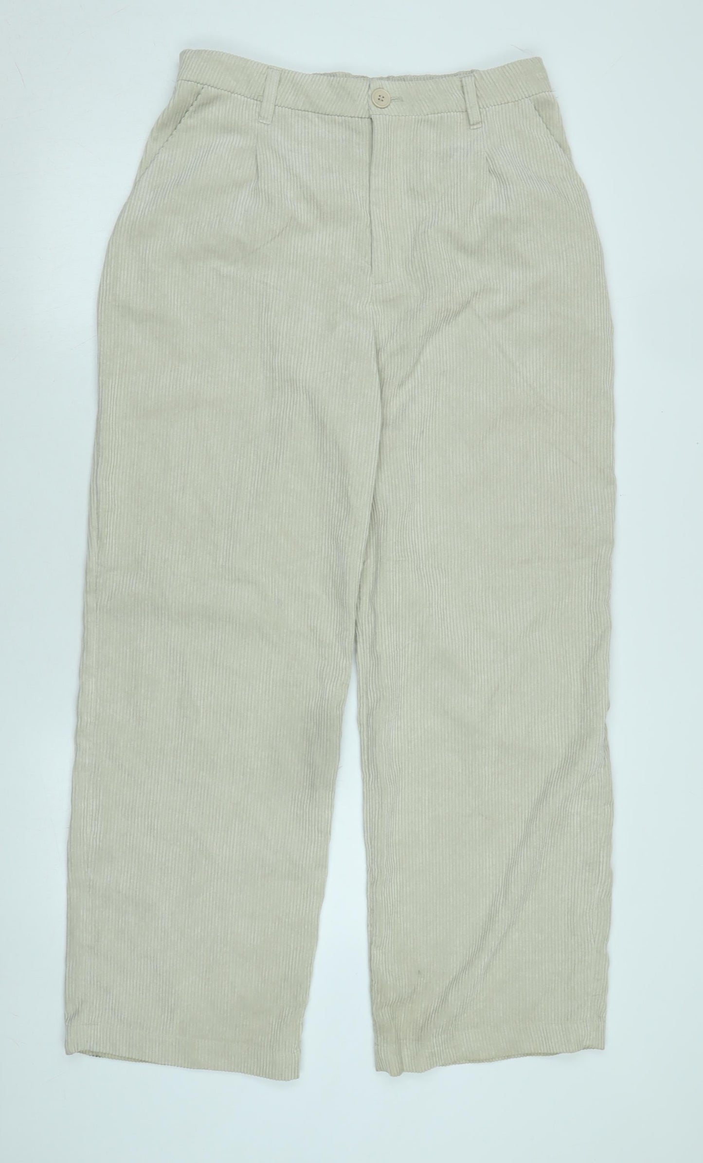 Womens UK Size M Divided Regular Fit  Beige Trousers