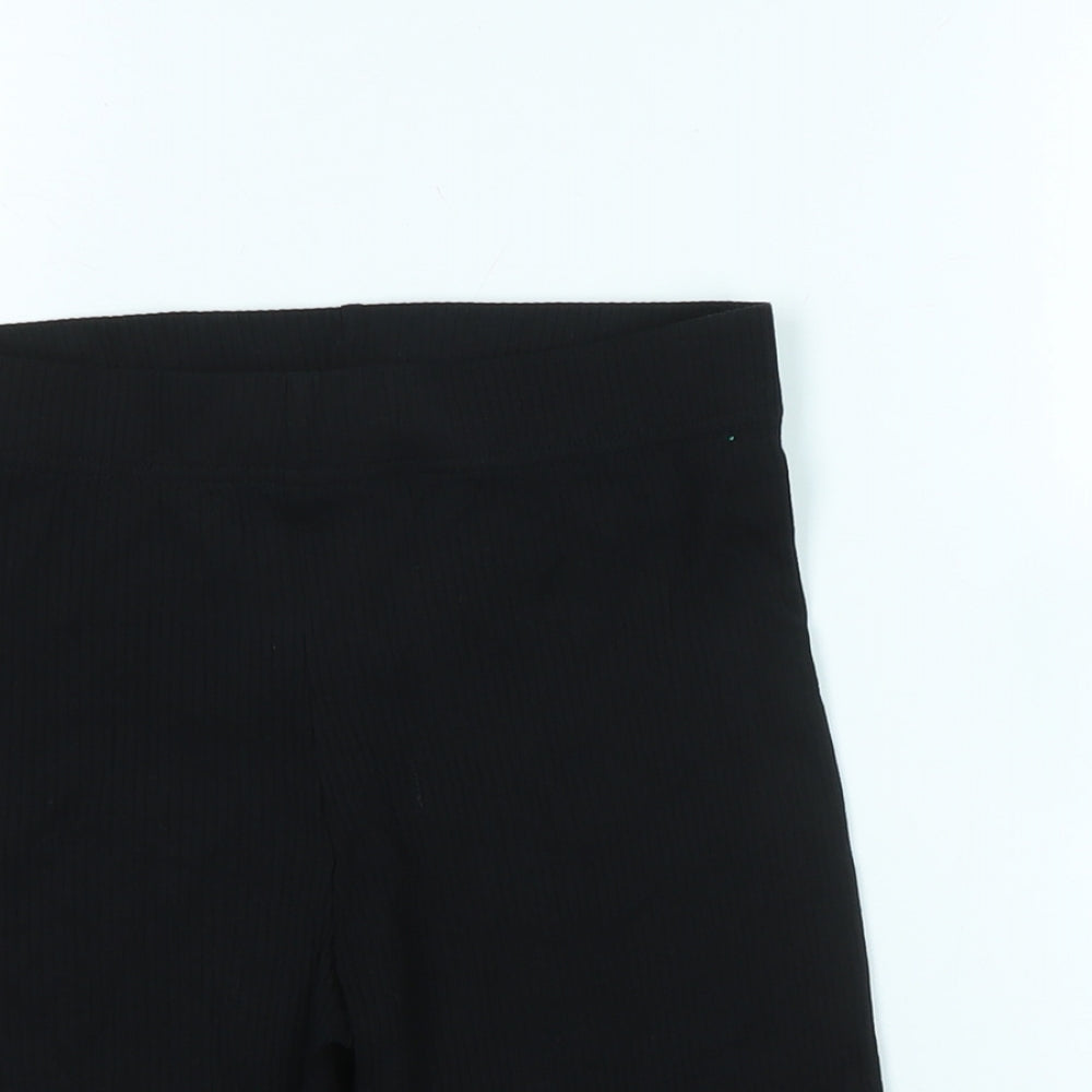 Divided Womens Black Cotton Blend Bermuda Shorts Size 6 Regular