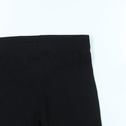 Divided Womens Black Cotton Blend Bermuda Shorts Size 6 Regular