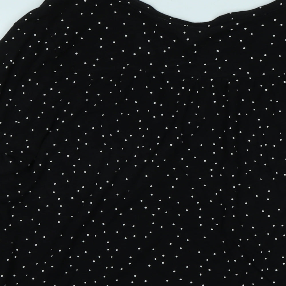 Womens UK Size M H&M Black Basic T-Shirt