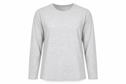 Womens UK Size 16 Avenue Grey Basic T-Shirt