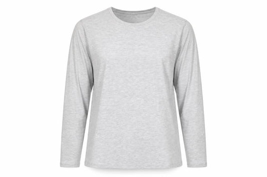 Womens UK Size 16 Avenue Grey Basic T-Shirt