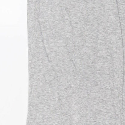 Womens UK Size S Zara Grey Tunic T-Shirt
