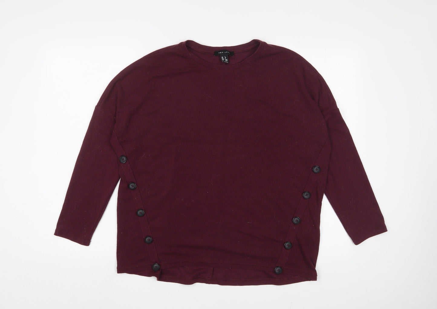 Womens UK Size 8 New Look Red Pullover Jumper