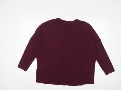 Womens UK Size 8 New Look Red Pullover Jumper