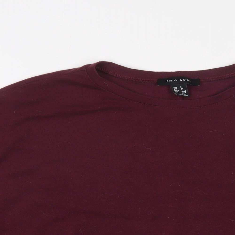 Womens UK Size 8 New Look Red Pullover Jumper