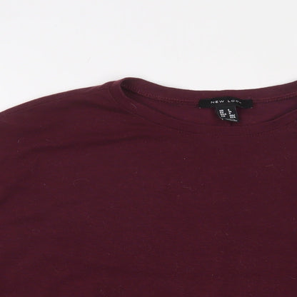 Womens UK Size 8 New Look Red Pullover Jumper