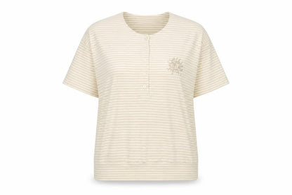 Womens UK Size 18 Berkertex Ivory Basic T-Shirt