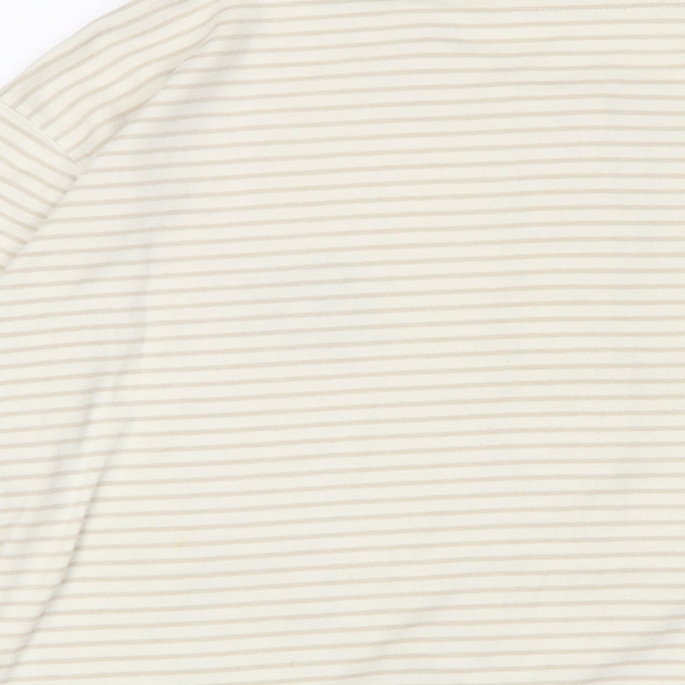 Womens UK Size 18 Berkertex Ivory Basic T-Shirt