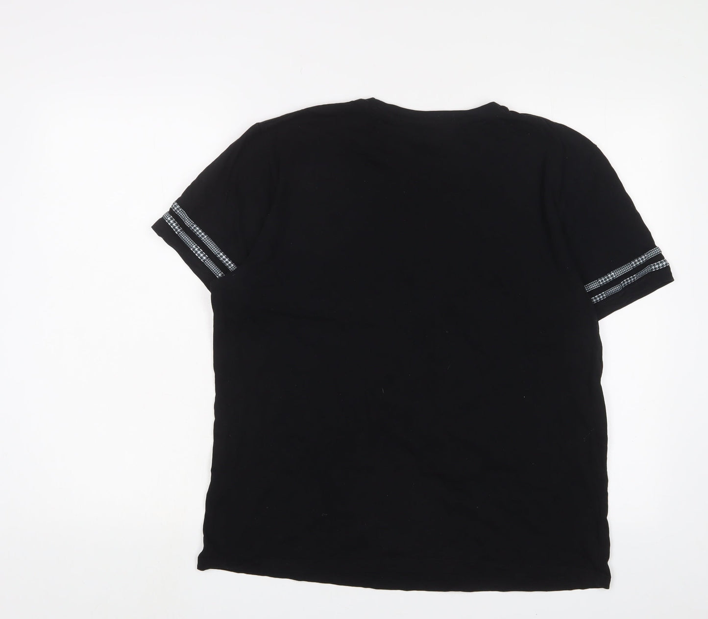 Mens UK Size L Boohoo Black  T-Shirt
