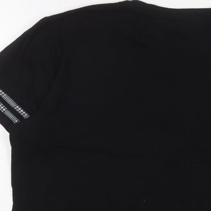 Mens UK Size L Boohoo Black  T-Shirt