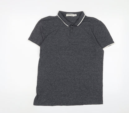 Mens UK Size L Topman Cotton Polo Shirt