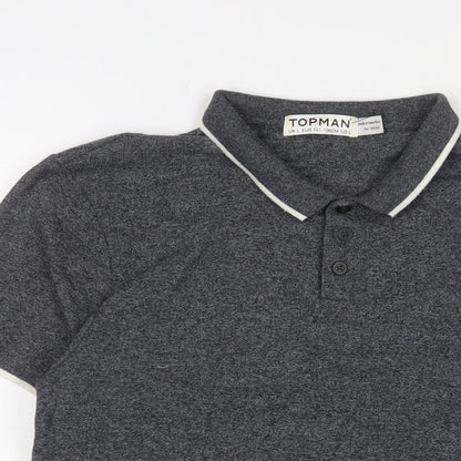 Mens UK Size L Topman Cotton Polo Shirt