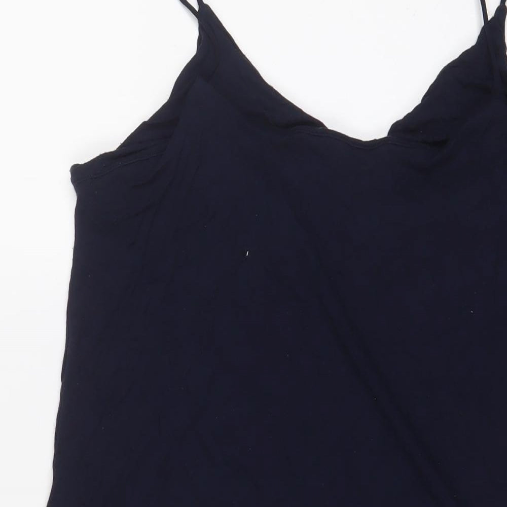 Womens UK Size L H&M Blue Tunic Tank