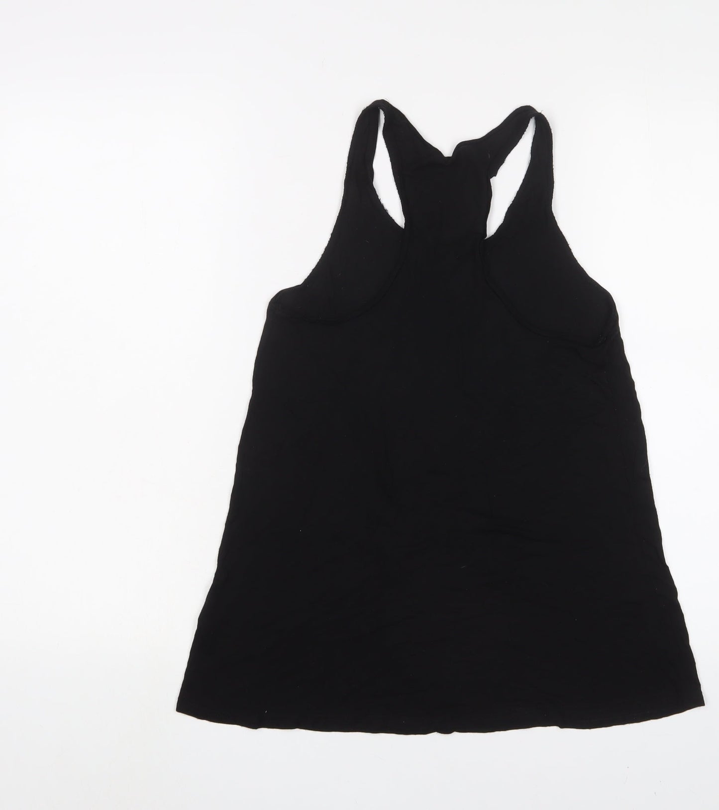 Womens UK Size 8 H&M Black Basic Tank