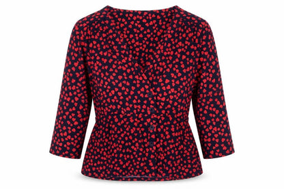Womens UK Size L Oasis Blue Basic Button-Up