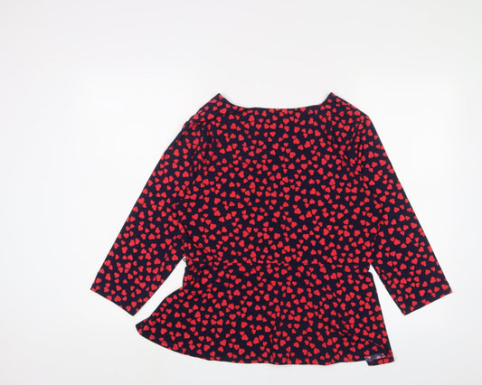 Womens UK Size L Oasis Blue Basic Button-Up