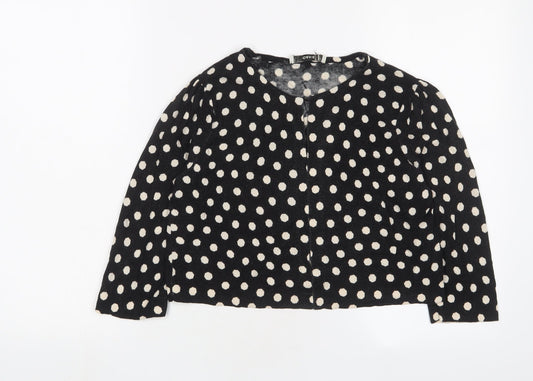 Womens UK Size S Oasis Black Cardigan Jumper