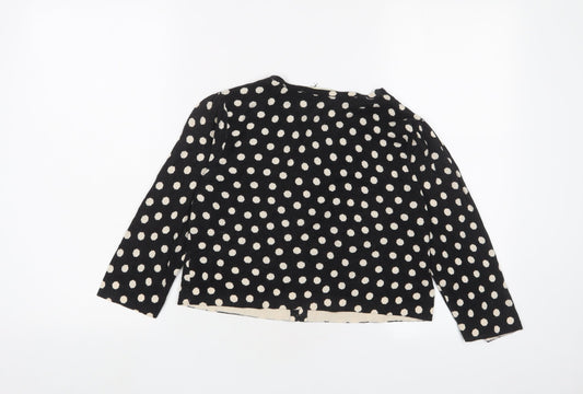 Womens UK Size S Oasis Black Cardigan Jumper