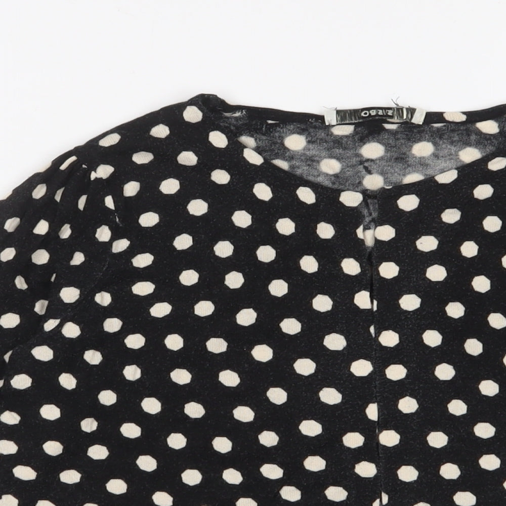 Womens UK Size S Oasis Black Cardigan Jumper