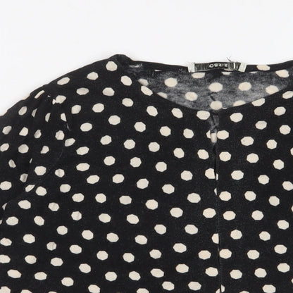 Womens UK Size S Oasis Black Cardigan Jumper