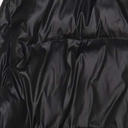 Tension Womens Black Quilted Coat Size 10 Zip - Logo