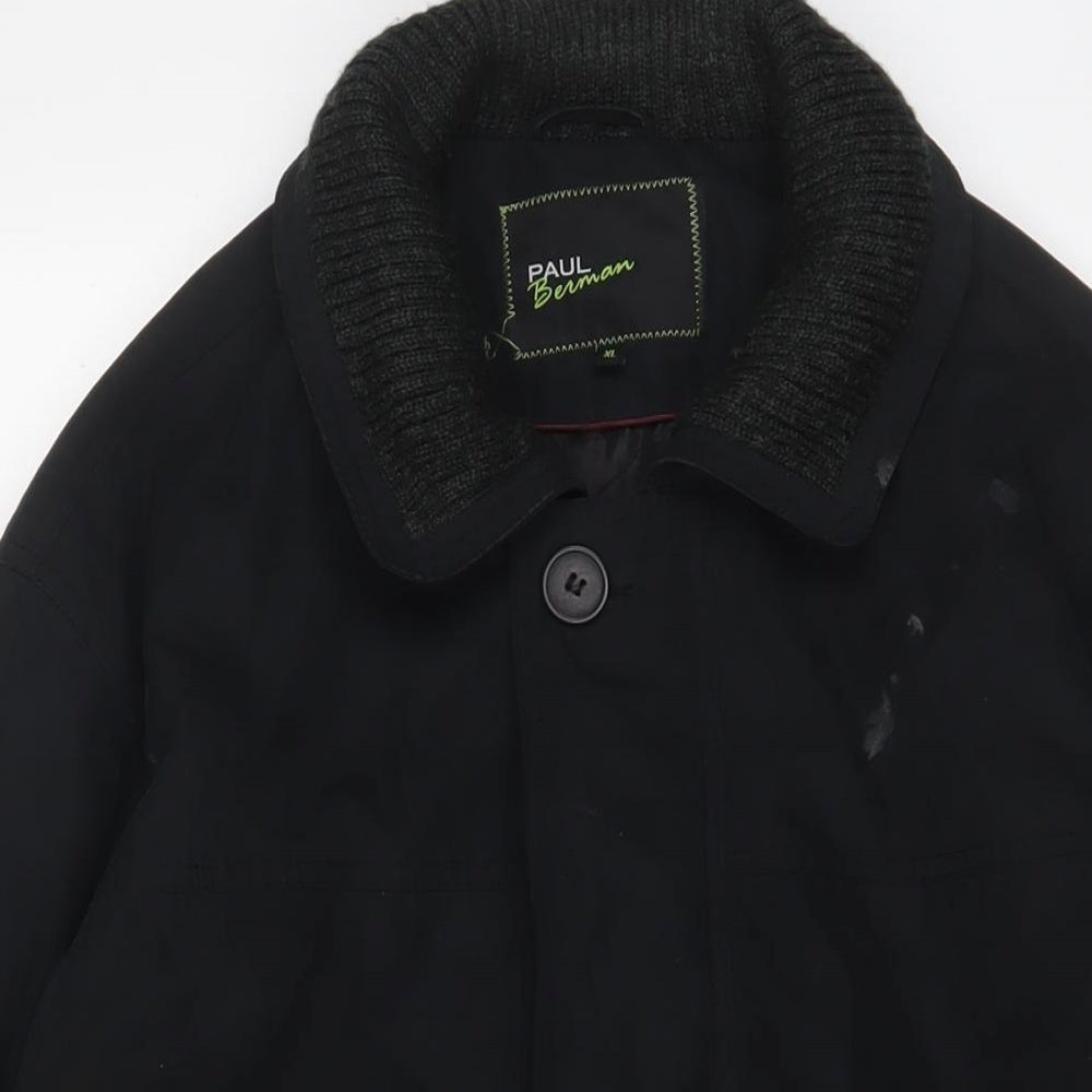 Mens UK Size L Paul Berman Black Jacket