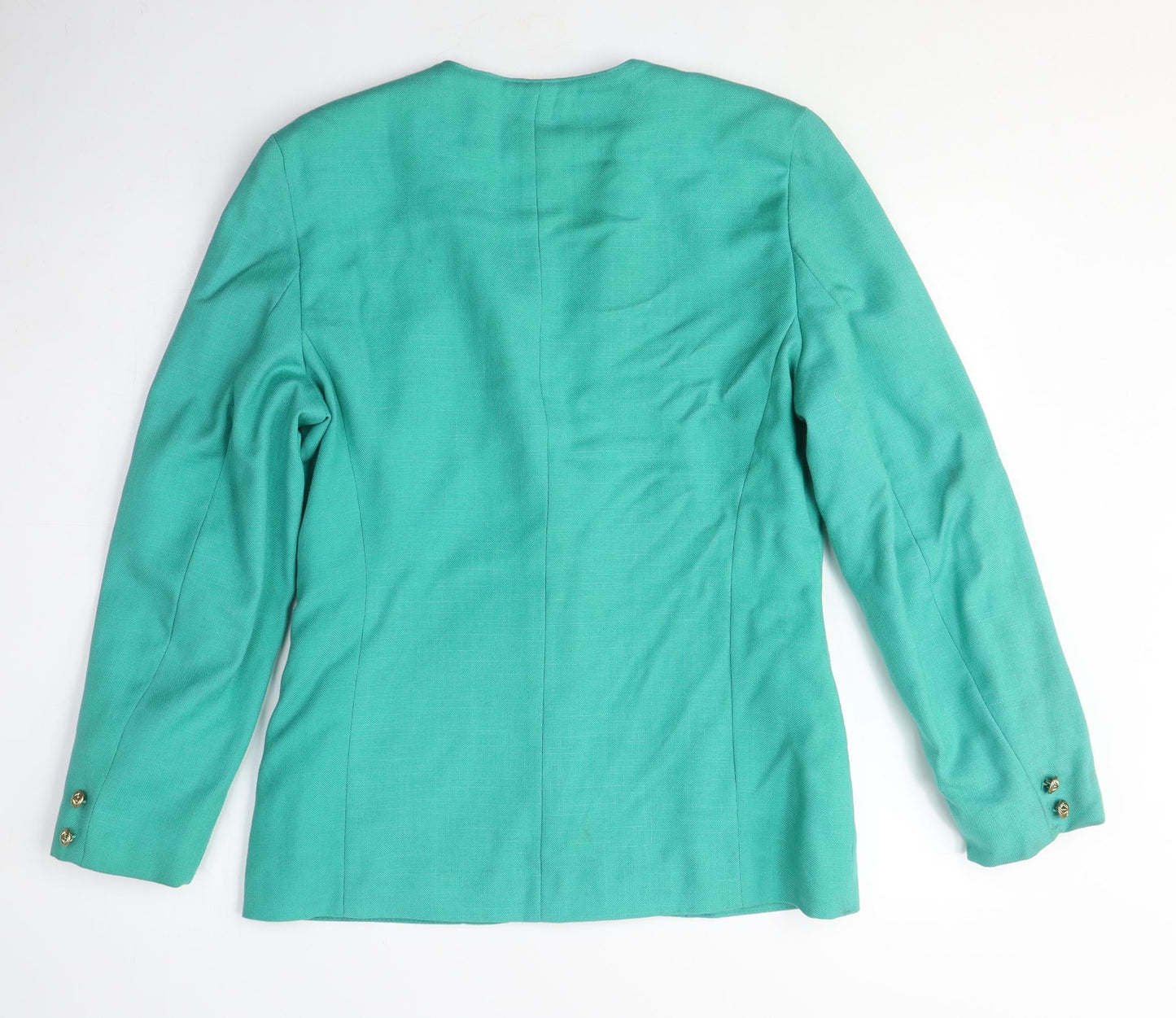 David Barry Women's Green Blazer, M, Business-Casual Style