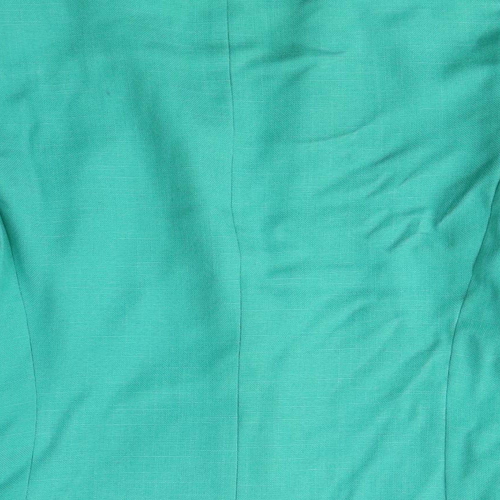 David Barry Women's Green Blazer, M, Business-Casual Style