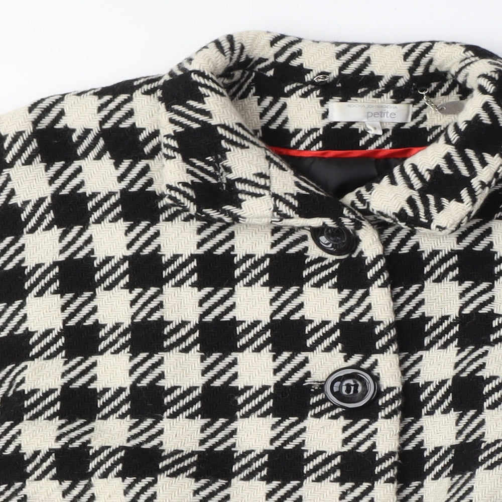 Womens UK Size Petite Marks and Spencer Multicoloured Check