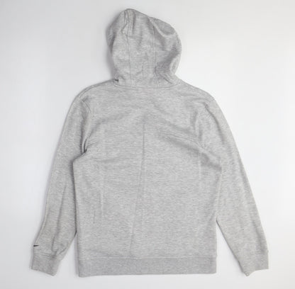 Womens UK Size M LA Gear Grey Pullover Hoodie