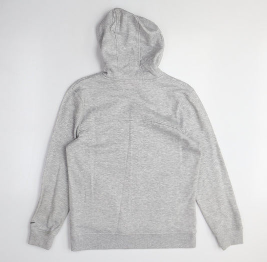 Womens UK Size M LA Gear Grey Pullover Hoodie