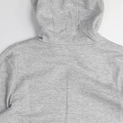 Womens UK Size M LA Gear Grey Pullover Hoodie