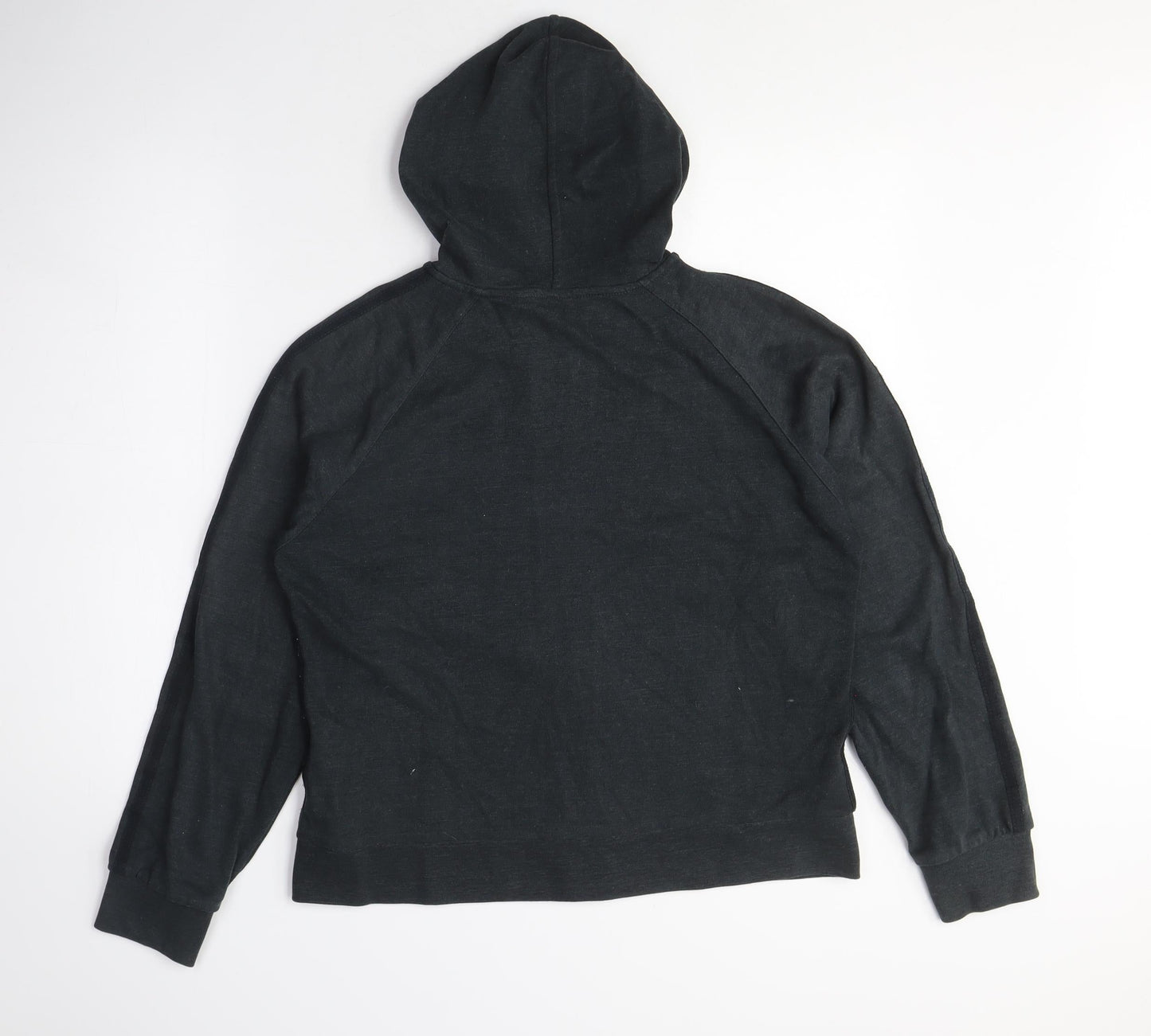 Tohian Black Full Zip Hoodie, Medium, Unisex Casual